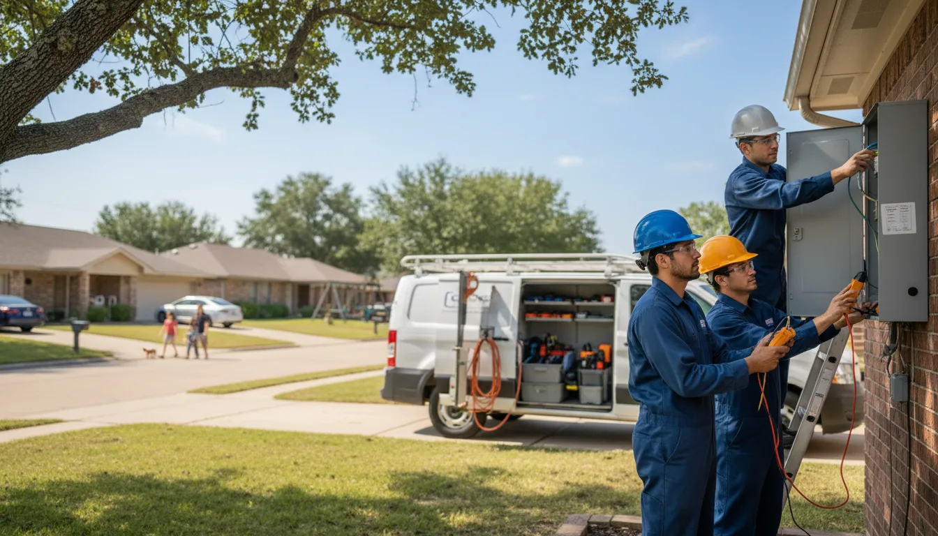Certified electrician providing emergency electrical services in Altheimer, AR